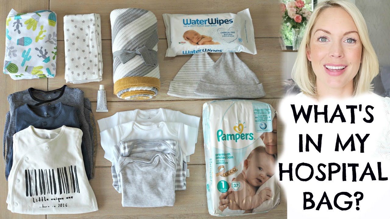 What to pack in the diaper bag for the hospital